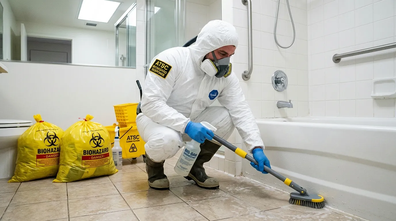 Decontamination equipment deployed for Blood Cleanup in Trotwood